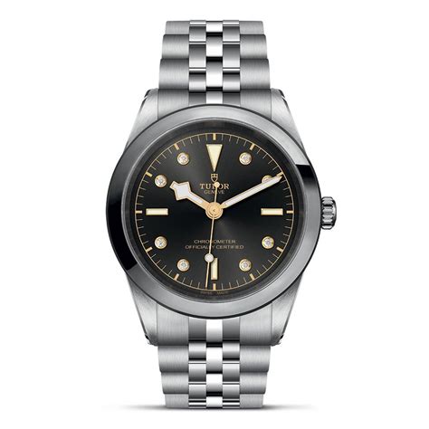 tudor style 41 mm nero|tudor m79680.